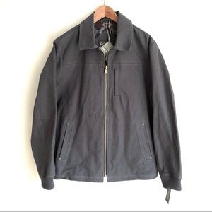 Pendleton Gray Field Jacket Men's 3 Pocket Chore Canvas Western Coat